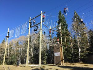 High ropes Bowden,AB